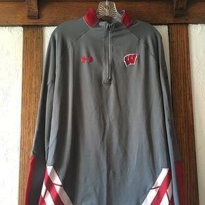 Wisconsin Under Armour 1/4 zip
